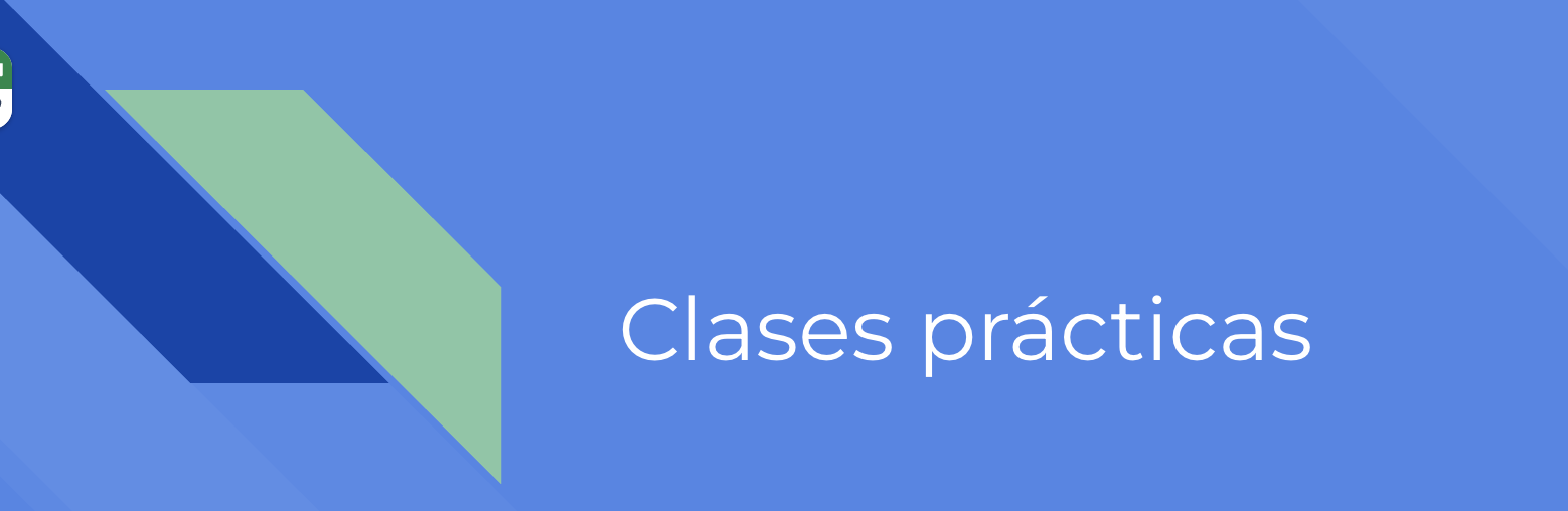 Cartel de clases prácticas