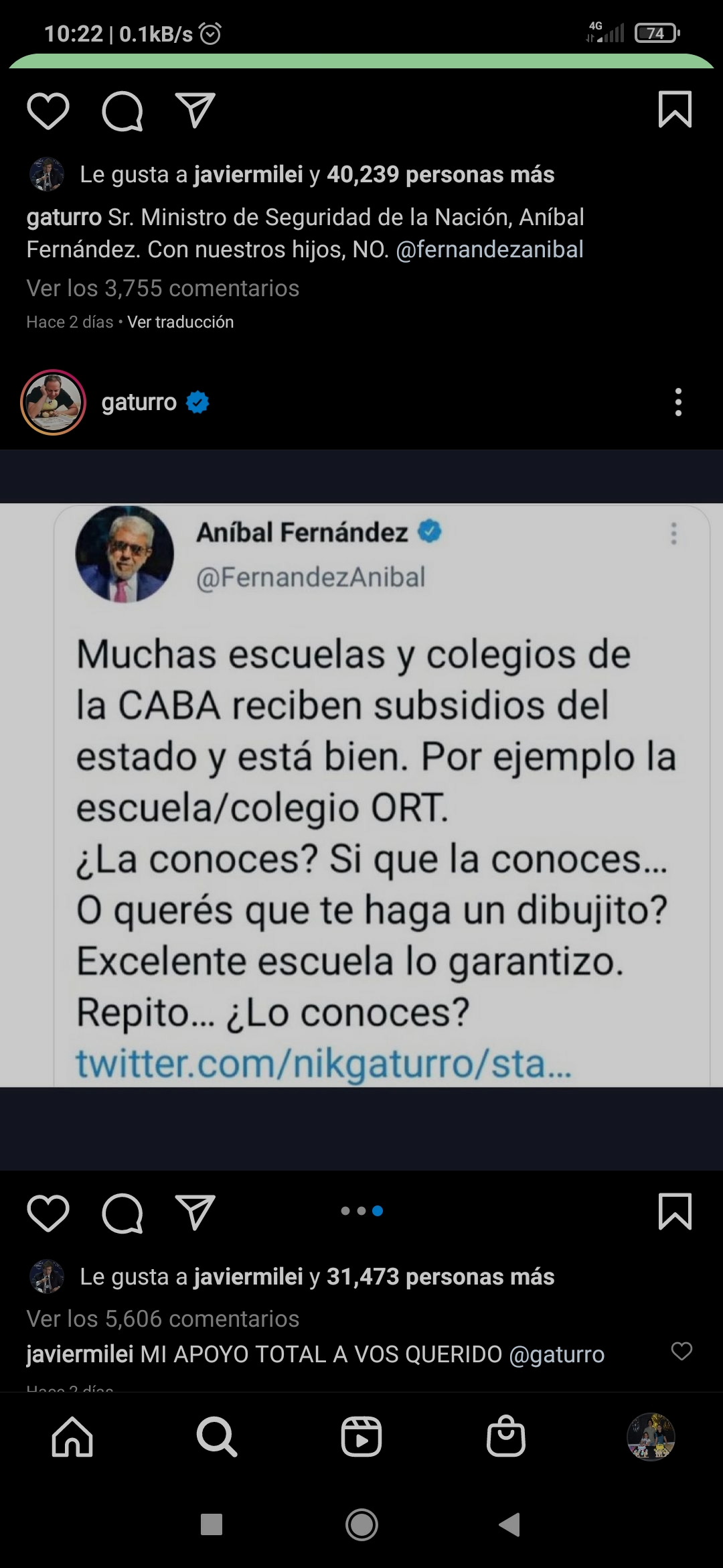 Tweet mencionado